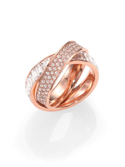 Michael Kors Rose Gold Fashion Rings for sale 